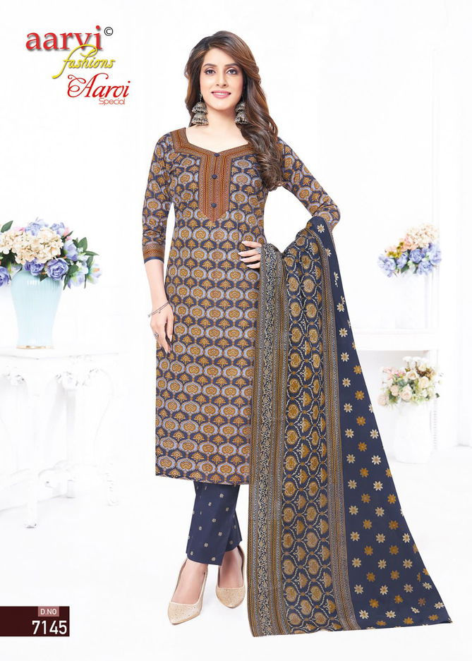 Special Vol 19 By Aarvi Cotton Dress Material Catalog
